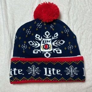 Miller Lite Winter Pom Pom Beanie